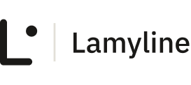 Logo Lamyline retenu, § et wordmark
